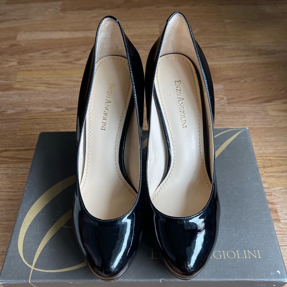 Enzo Angiolini Dixy in Black Patent Leather Sz 6.5 - Picture 2 of 9